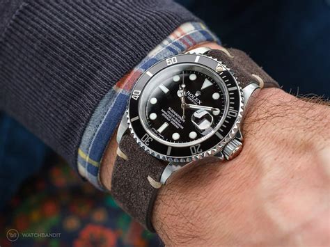 submariner rolex strap|best strap for rolex submariner.